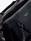 Sunny Medium Grained Leather + - Noir