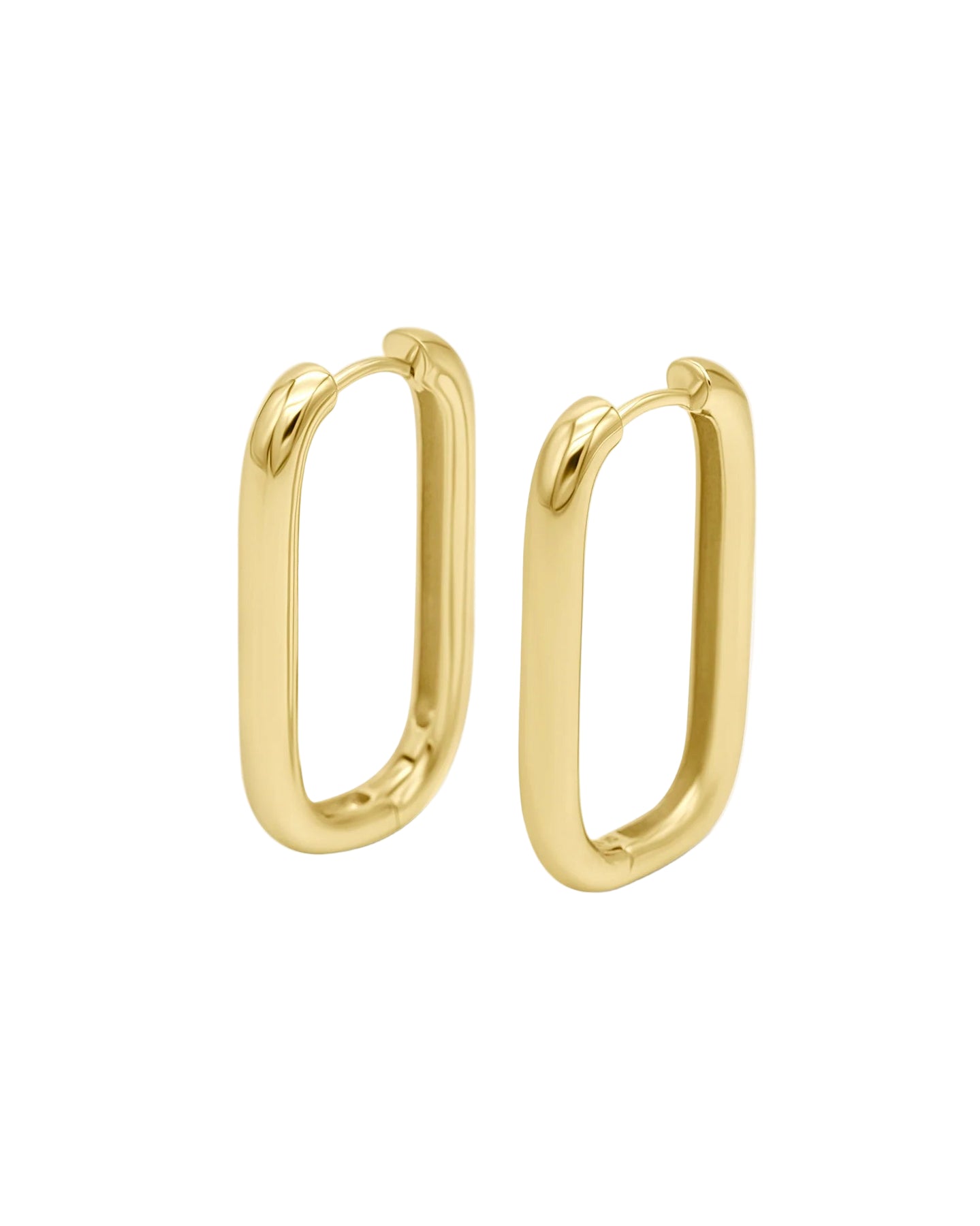 Edge Hoops - Gold