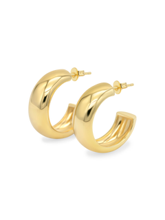 Bold Dome Hoops - Gold