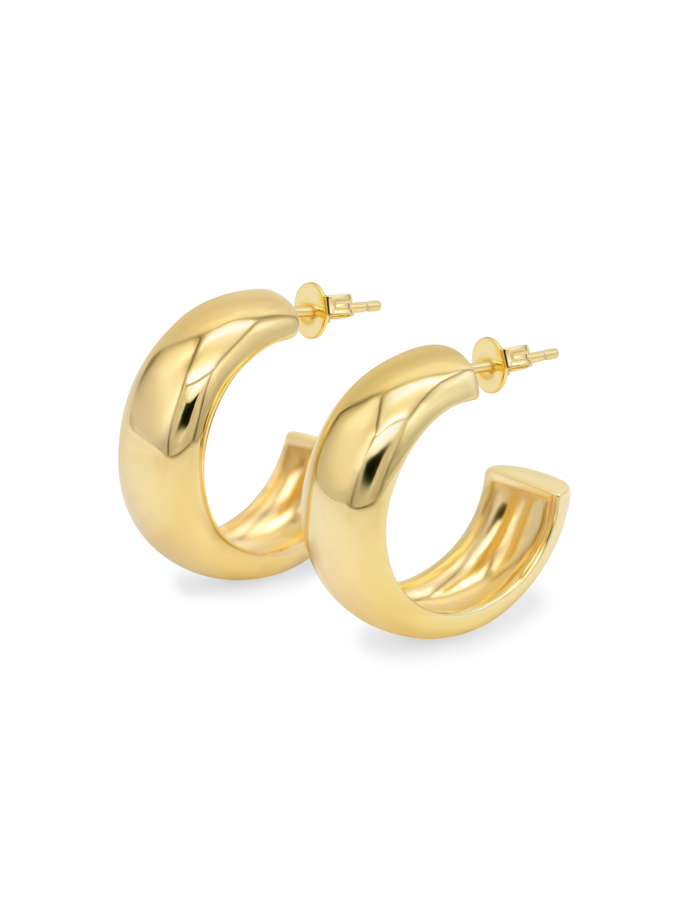 Bold Dome Hoops - Gold