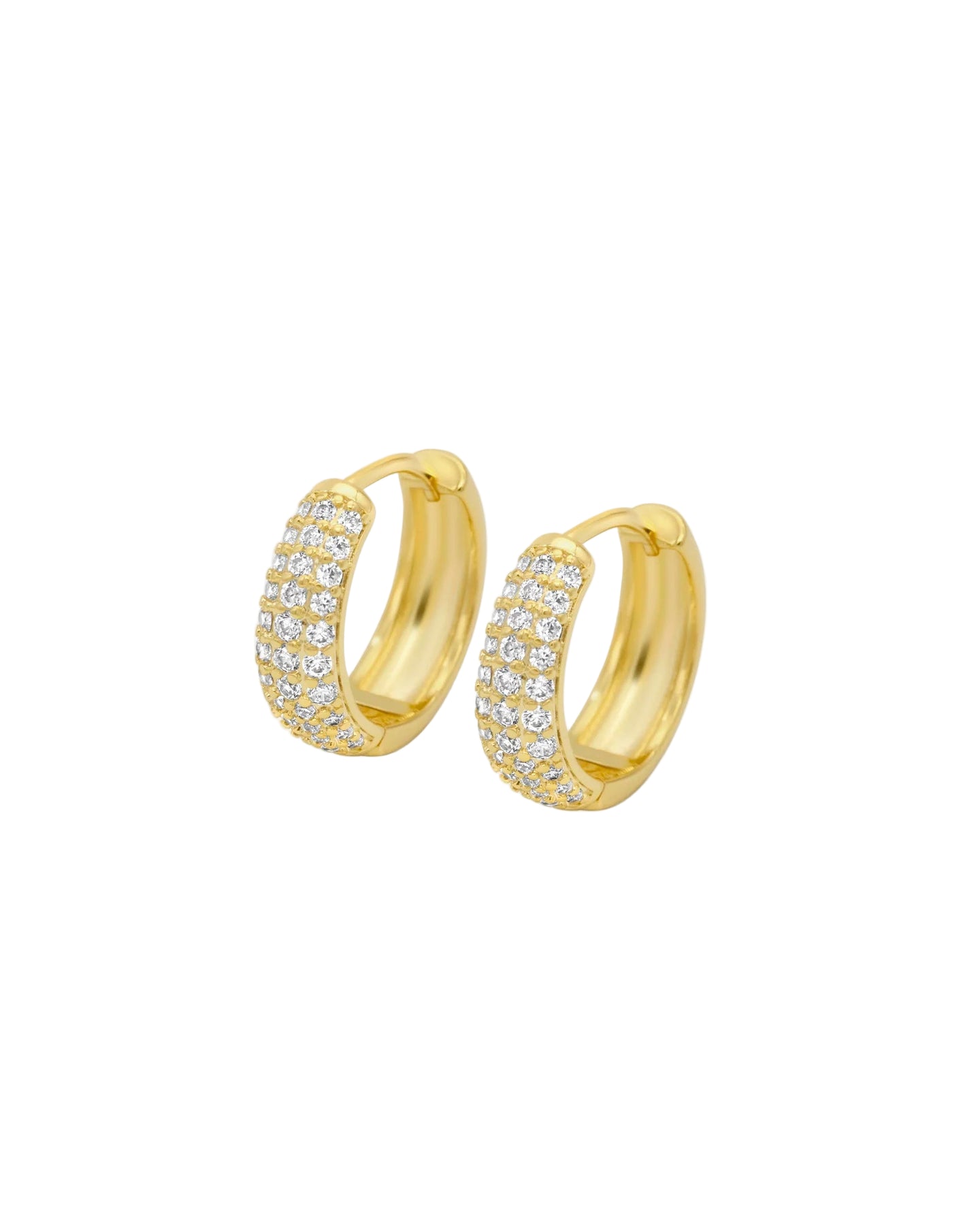 Dome Hoops - Gold