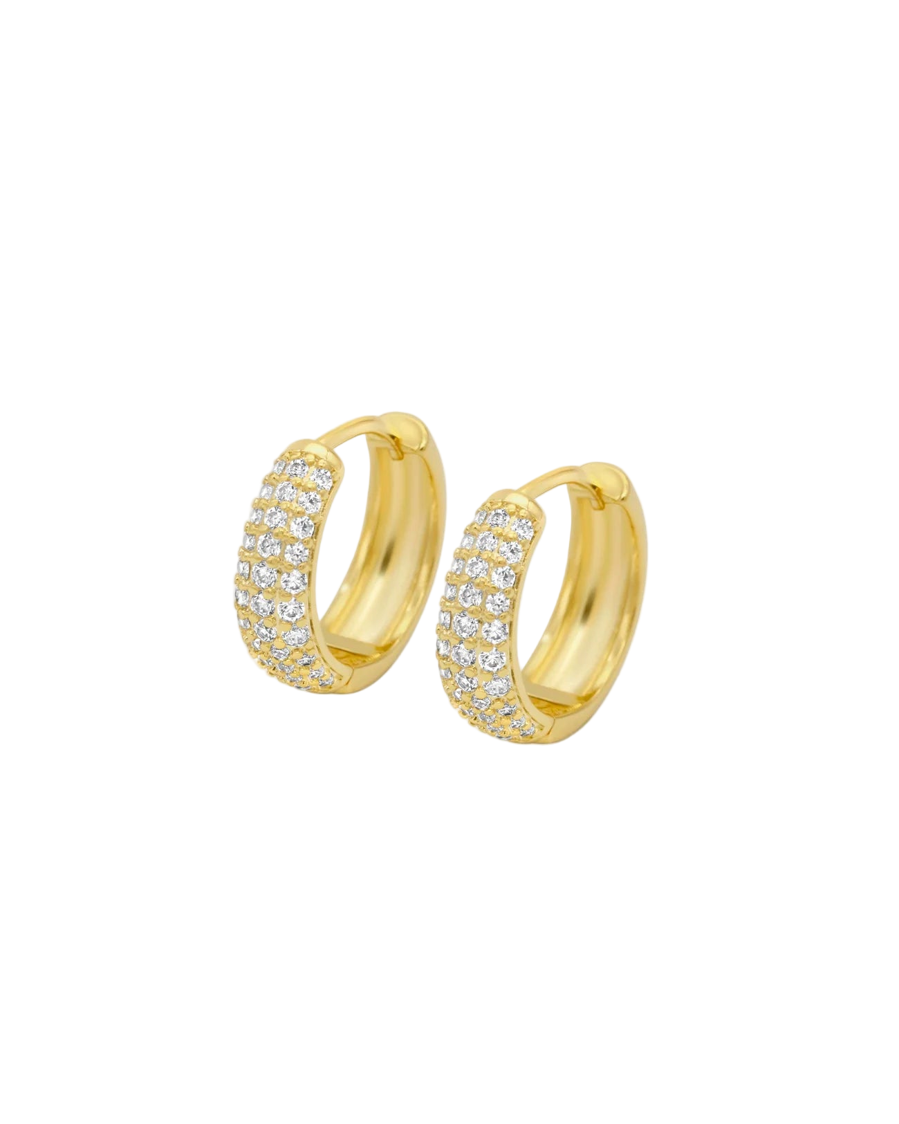 Dome Hoops (M) - Gold