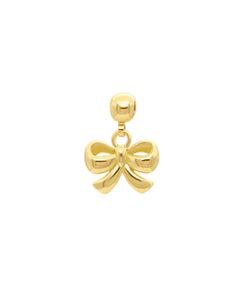 Bow Charm - Gold