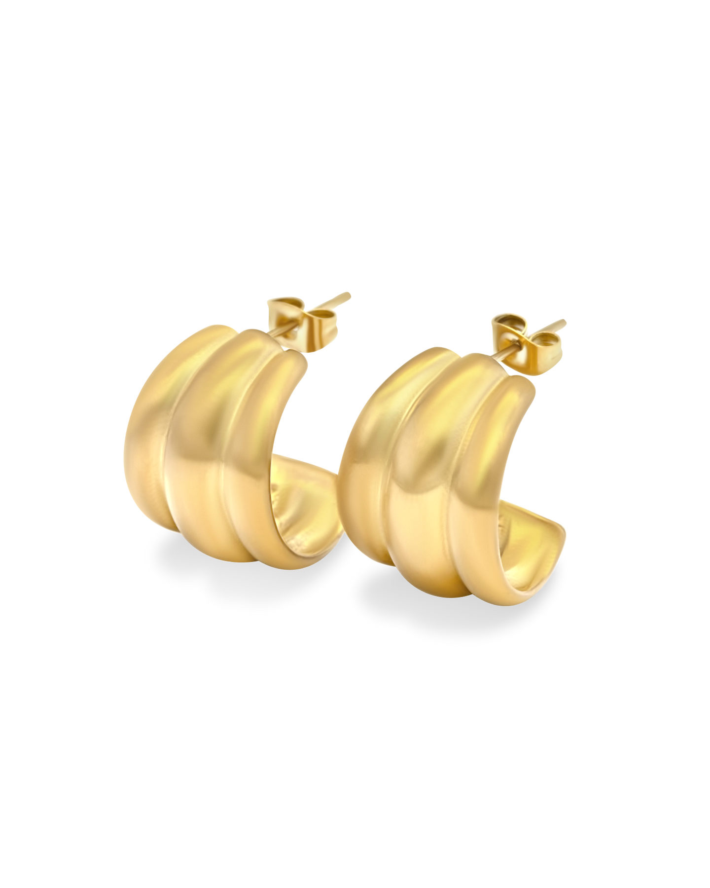 Stack Hoops - Gold