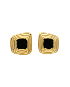 Frame Earrings - Gold