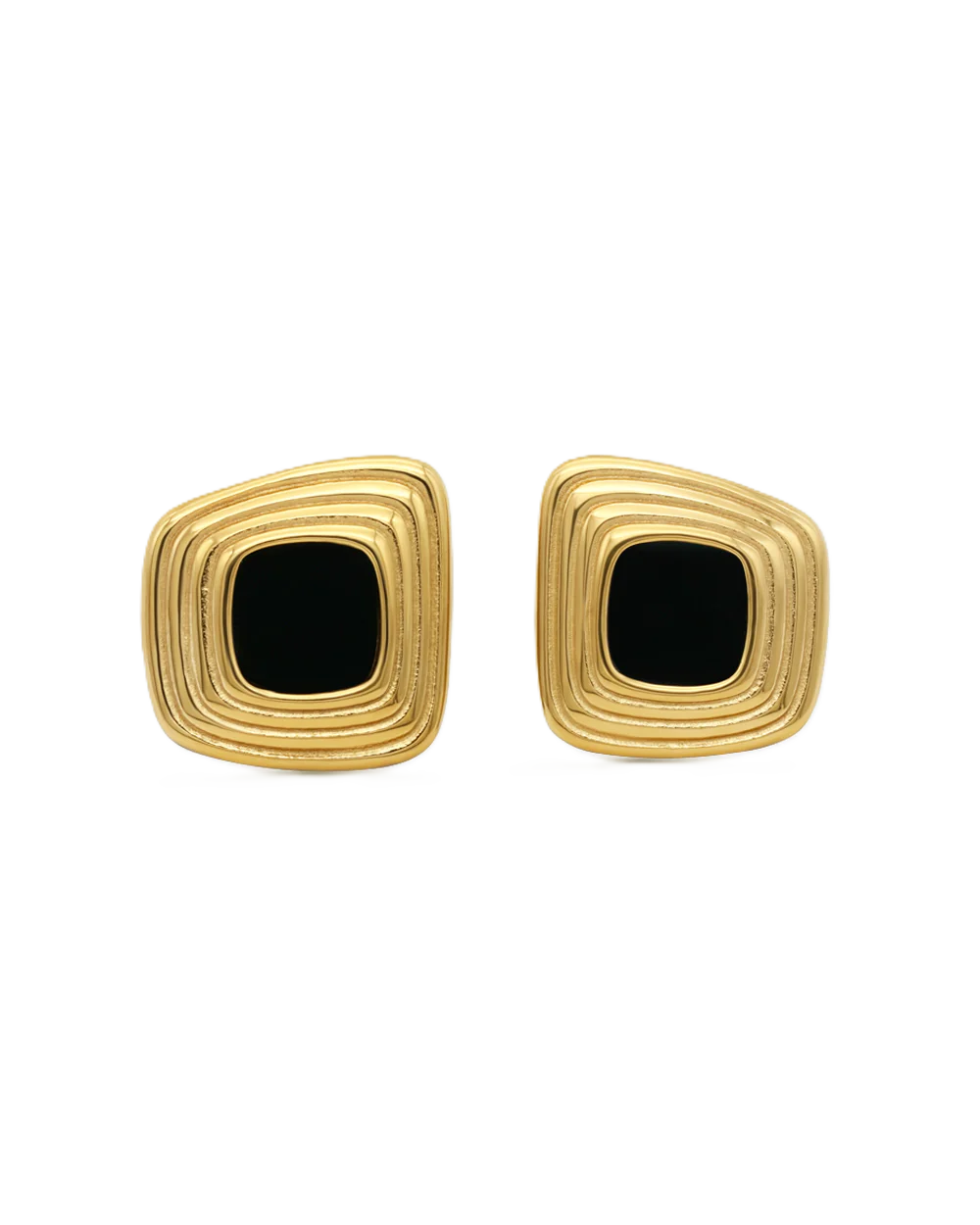 Frame Earrings - Gold