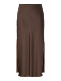 Yaspella Hw Midi Skirt - Chocolate Brown