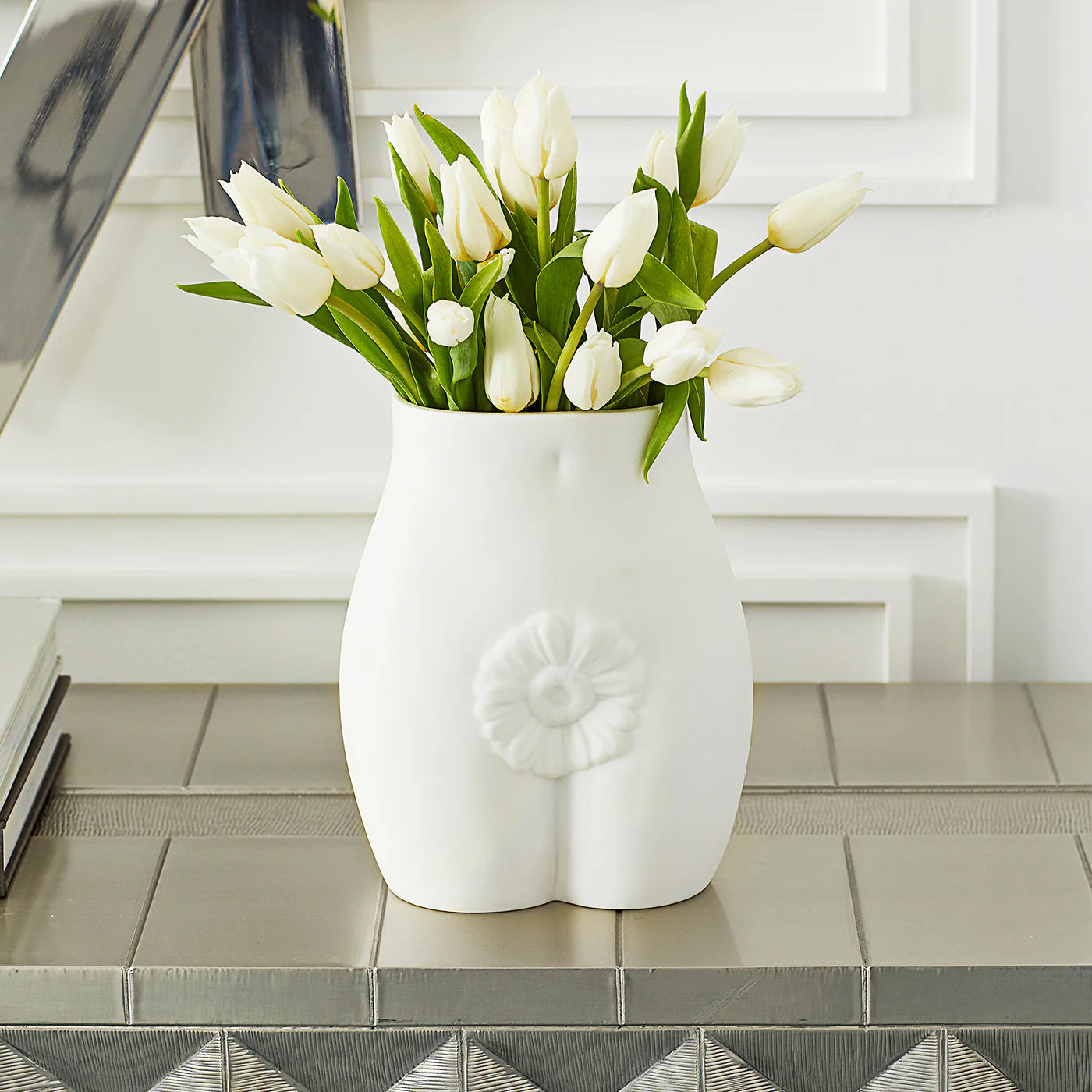 Edie Vase - White