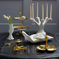 Eve Candelabra - White
