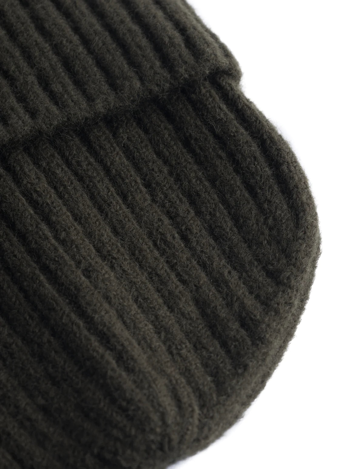 Wells Rib Beanie - Olive Night