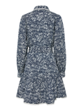 Yaspera Ls Shirt Dress - Navy Blazer Pera Print