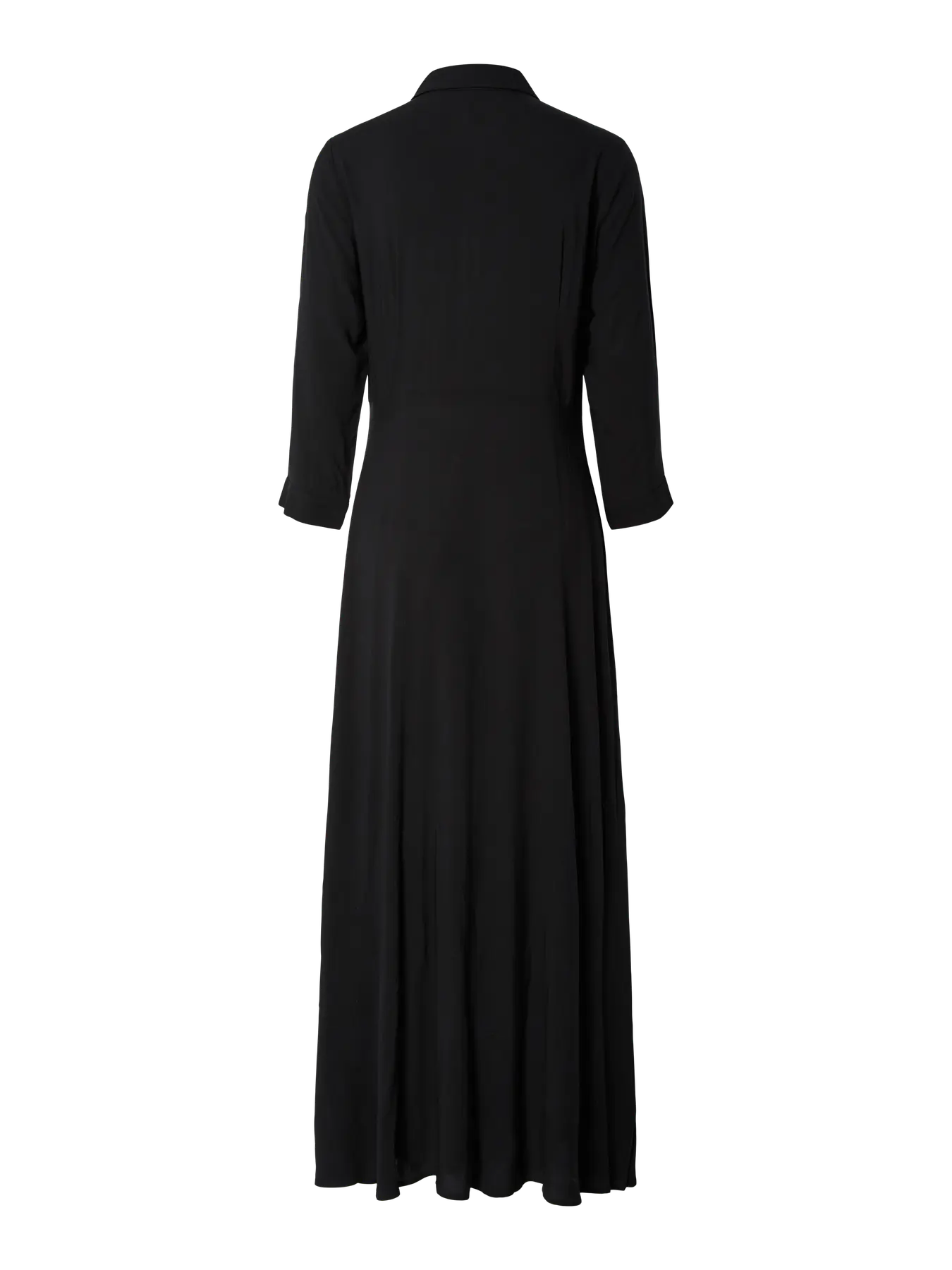 Yassavanna Long Shirt Dress - Black