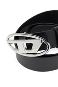 B-1Dr W Belt Oval D Logo - Black