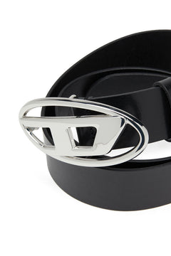 B-1Dr W Belt Oval D Logo - Black