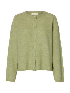 Lulu New Ls Knit Cardigan - Lint Melange