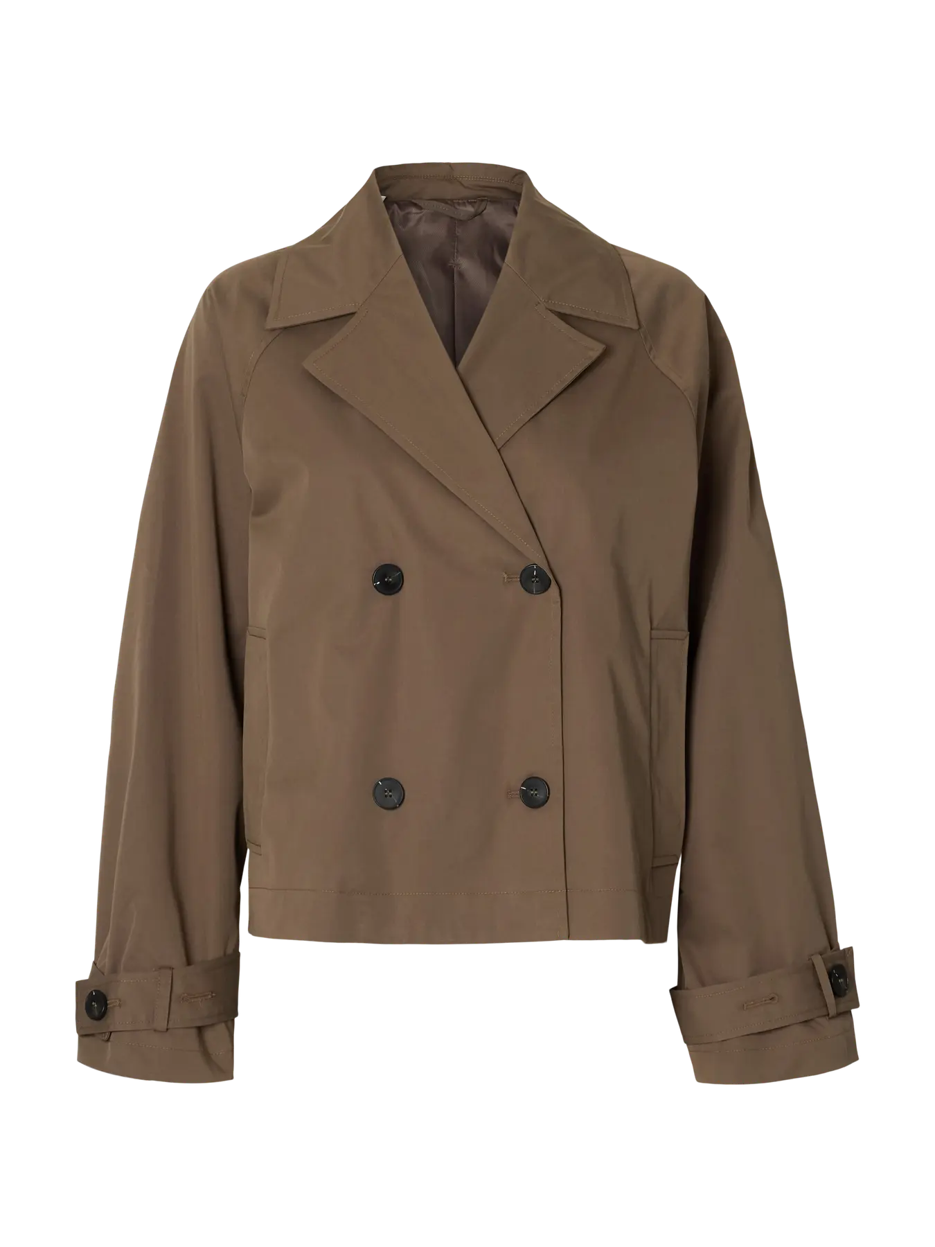 New Cilo Short Trenchcoat - Chocolate Chip