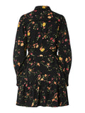 Yastilera Ls Shirt Dress - Black Botari