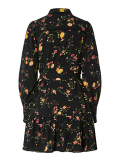 Yastilera Ls Shirt Dress - Black Botari