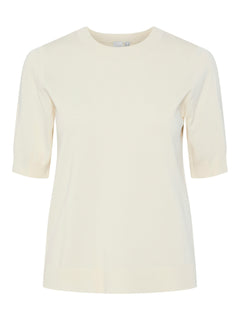Yaslena Ss Knit Pullover S. - Birch