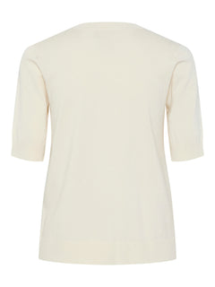 Yaslena Ss Knit Pullover S. - Birch
