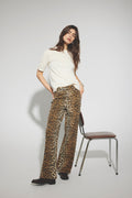 Yaslena Ss Knit Pullover S. - Birch