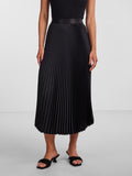Yasceline HW Midi Skirt - Black