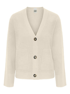 Yasemilie Ls Cardigan Knit - Birch