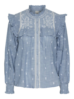 Yasisabel Ls Shirt - Blue Shadow