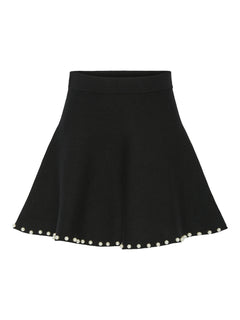 Yastucca Hmw Pearl Knit Skirt S. - Black
