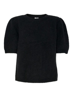 Yasanne Ss Knit Pullover - Black