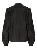Yasmathilda Ls Beaded Shirt - Show - Black