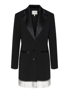 Yasjessi LS Long Blazer - Black