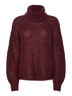 Yaslambi Ls Knit Rollneck Pullover - Port Royale