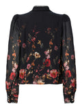 Yasromantica Ls Shirt - Show - Black Romantica Aop