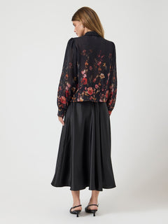 Yasromantica Ls Shirt - Show - Black Romantica Aop