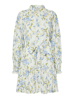 Yastilera Ls Shirt Dress - Star White Sumelli