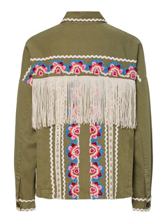 Yasmirra Embroidered Jacket S. - Capulet Olive