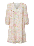 Yasleanna 3/4 Dress - Pristine Leanna Aop
