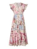 Yasmessa Cs Long Dress - Pristine W. Ballerina/Skyway