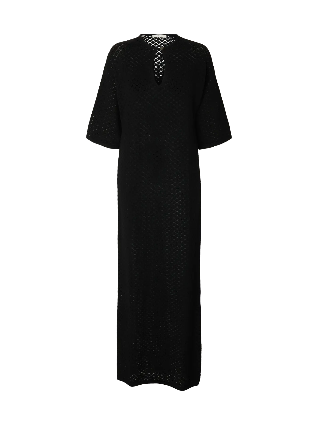 Ivy 2/4 Knit Structure Dress - Black