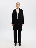 Sasja Wool Blend Coat - Black