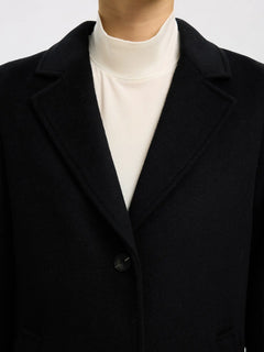 Sasja Wool Blend Coat - Black