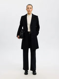 Sasja Wool Blend Coat - Black