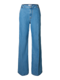 Evelyn Mw Wide Jeans - Medium Blue Denim