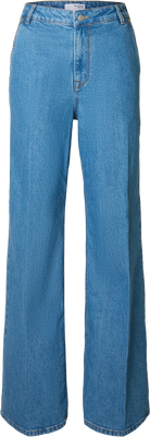 Evelyn Mw Wide Jeans - Medium Blue Denim