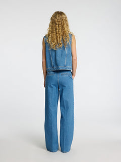Evelyn Mw Wide Jeans - Medium Blue Denim