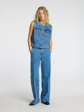 Evelyn Mw Wide Jeans - Medium Blue Denim