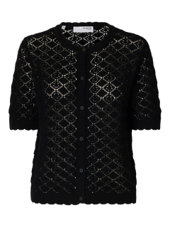 Sofia 2/4 Knit Cardigan - Black