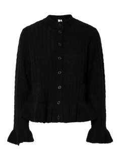 Yasnuma Ls Knit Cardigan - Black