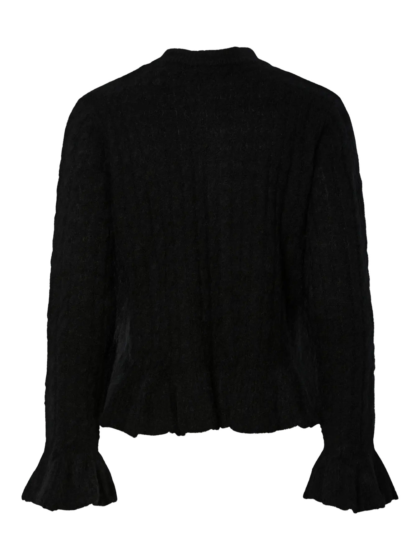 Yasnuma Ls Knit Cardigan - Black